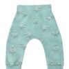 Green double size cotton baby pants