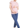 Breastfeeding maternity blouse, sinepitooni lukkudega imetamispluus, mis sobib juba raseduse ajal.